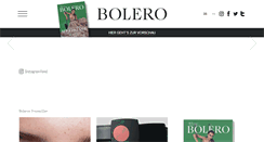 Desktop Screenshot of boleromagazin.ch